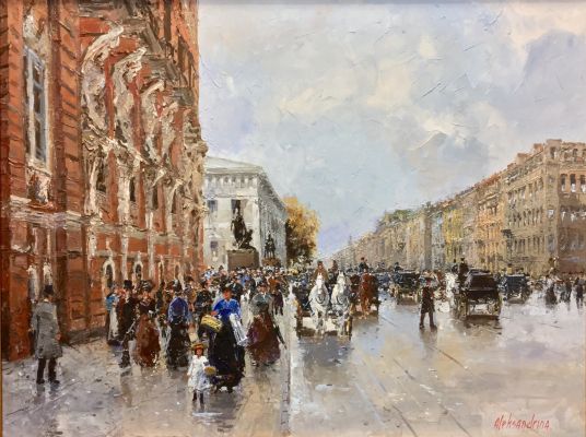 View of Nevsky Prospect
