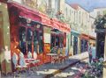 Lisandro Lopez | Alley Cafe | Vail Fine Art Uncrated