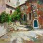 Sun Jang | Italian Steps | Vail Fine Art Uncrated